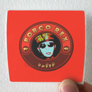 El Indio Solari and Les Fundamentalistas del Aire Acondicionado Porco Rex Album Cover Sticker