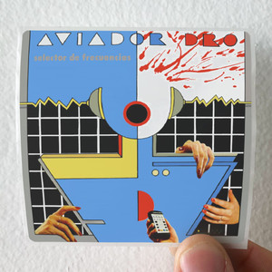El Aviador Dro Selector De Frecuencias Album Cover Sticker