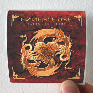 Evidence One Tattooed Heart Album Cover Sticker