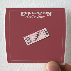 Eric Clapton Another Ticket Album Cover Sticker Eric Clapton Another Ticket Album Cover Sticker