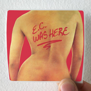 Eric Clapton Ec Was Here Album Cover Sticker
