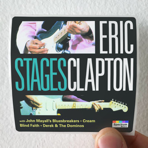 Eric Clapton Stages Album Cover Sticker