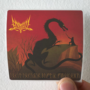 Emyn Muil Trin Turambar Dagnir Glaurunga Album Cover Sticker Emyn Muil Trin Turambar Dagnir Glaurunga Album Cover Sticker