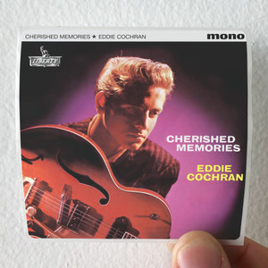 Eddie Cochran Cherished Memories Album Cover Sticker