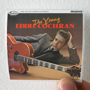 Eddie Cochran The Young Eddie Cochran Album Cover Sticker