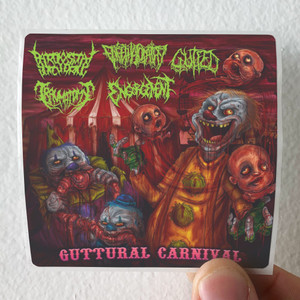 Engorgement Guttural Carnival Album Cover Sticker Engorgement Guttural Carnival Album Cover Sticker