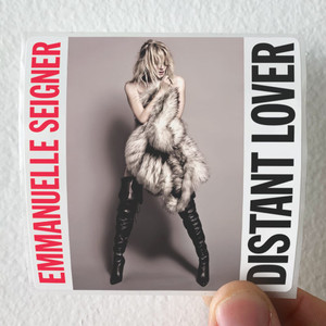 Emmanuelle Seigner Distant Lover Album Cover Sticker
