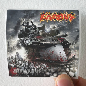 Exodus Shovel Headed Kill Machine Album Cover Sticker Exodus Shovel Headed Kill Machine Album Cover Sticker