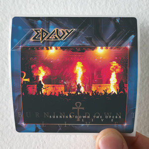 Edguy Burning Down The Opera Live 1 Album Cover Sticker
