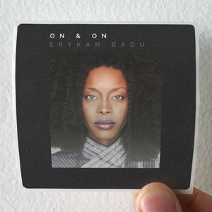 Erykah Badu On On Album Cover Sticker Erykah Badu On On Album Cover Sticker