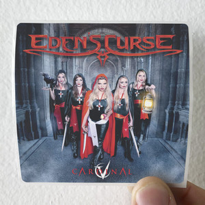 Edens Curse Cardinal Album Cover Sticker