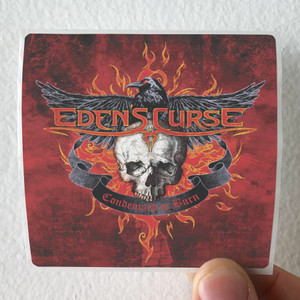 Edens Curse Condemned To Burn Album Cover Sticker Edens Curse Condemned To Burn Album Cover Sticker