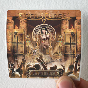 Edens Curse Live With The Curse Album Cover Sticker Edens Curse Live With The Curse Album Cover Sticker
