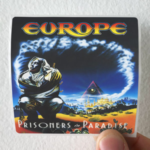 Europe Prisoners In Paradise Album Cover Sticker
