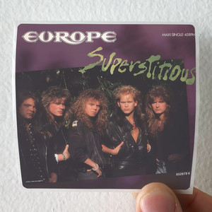 Europe Superstitious Album Cover Sticker