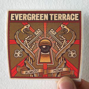 Evergreen Terrace Almost Home Album Cover Sticker