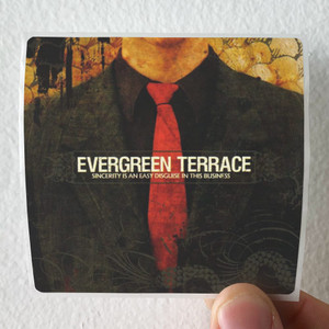 Evergreen Terrace Sincerity Is An Easy Disguise In This Business Album Cover Sticker