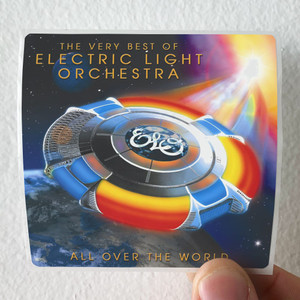 Electric Light Orchestra All Over The World The Very Best Of Electric Light Orchestra Album Cover Sticker Electric Light Orchestra All Over The World The Very Best Of Electric Light Orchestra Album Cover Sticker