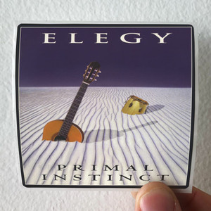 Elegy Primal Instinct Album Cover Sticker