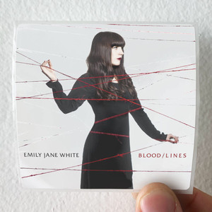 Emily Jane White Blood Lines Album Cover Sticker Emily Jane White Blood Lines Album Cover Sticker