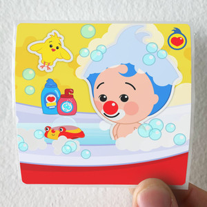 El Payaso Plim Plim A Baarme Cancin Del Bao Album Cover Sticker El Payaso Plim Plim A Baarme Cancin Del Bao Album Cover Sticker