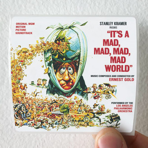Ernest Gold Its A Mad Mad Mad Mad World Album Cover Sticker