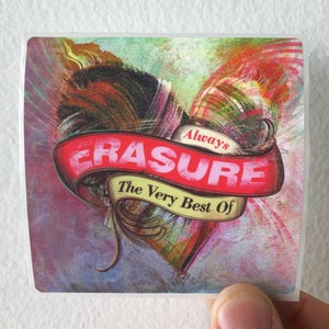 Erasure Always The Very Best Of Erasure Album Cover Sticker Erasure Always The Very Best Of Erasure Album Cover Sticker