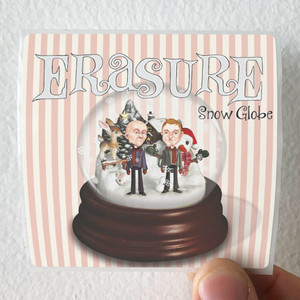 Erasure Snow Globe Album Cover Sticker Erasure Snow Globe Album Cover Sticker