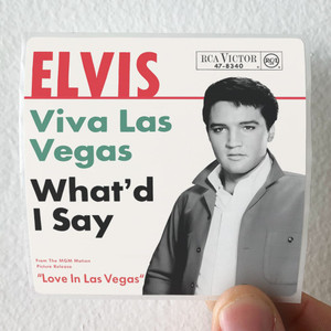 Elvis Presley Viva Las Vegas 2 Album Cover Sticker Elvis Presley Viva Las Vegas 2 Album Cover Sticker
