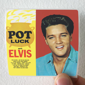 Elvis Presley Pot Luck Album Cover Sticker