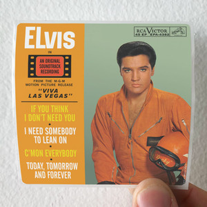 Elvis Presley Viva Las Vegas 1 Album Cover Sticker Elvis Presley Viva Las Vegas 1 Album Cover Sticker