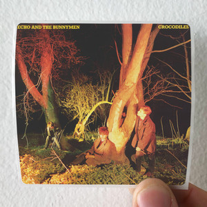 Echo and The Bunnymen Crocodiles Album Cover Sticker Echo and The Bunnymen Crocodiles Album Cover Sticker