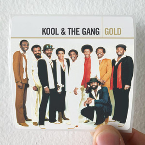 Kool and The Gang Gold Album Cover Sticker Kool and The Gang Gold Album Cover Sticker