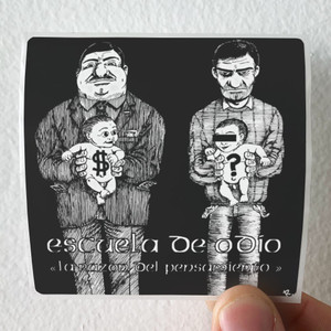 Escuela de Odio La Razon Del Pensamiento Album Cover Sticker Escuela de Odio La Razon Del Pensamiento Album Cover Sticker