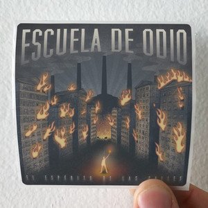 Escuela de Odio El Espritu De Las Calles Album Cover Sticker Escuela de Odio El Espritu De Las Calles Album Cover Sticker