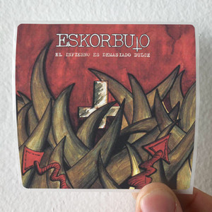 Eskorbuto El Infierno Es Demasiado Dulce Album Cover Sticker