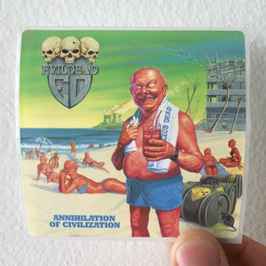 Evildead Annihilation Of Civilization Album Cover Sticker