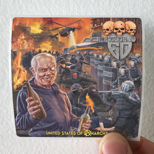 Evildead United States Of Anarchy Album Cover Sticker