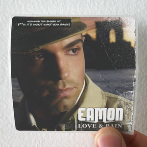 Eamon Love Pain Album Cover Sticker Eamon Love Pain Album Cover Sticker
