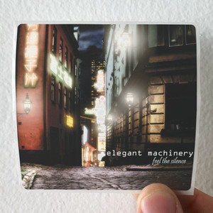elegant MACHINERY Feel The Silence Album Cover Sticker