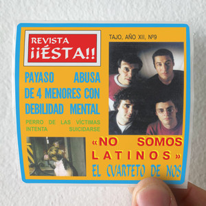 El Cuarteto de Nos Revista Sta Album Cover Sticker