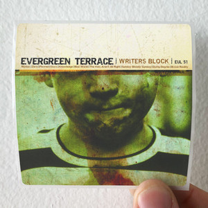 Evergreen Terrace Writers Block Album Cover Sticker