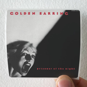 Golden Earring Prisoner Of The Night Album Cover Sticker Golden Earring Prisoner Of The Night Album Cover Sticker
