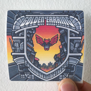 Golden Earring Paradise In Distress Album Cover Sticker Golden Earring Paradise In Distress Album Cover Sticker