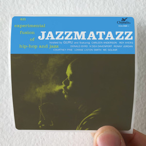 Guru Jazzmatazz Volume 1 Album Cover T-Shirt Black