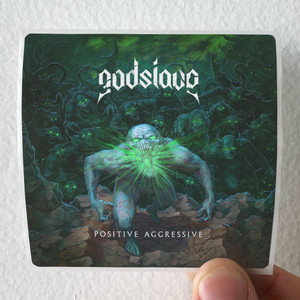 Godslave Positive Aggressive Album Cover Sticker