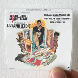 George Martin Live And Let Die Album Cover Sticker