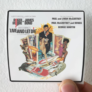 George Martin Live And Let Die 2 Album Cover Sticker George Martin Live And Let Die 2 Album Cover Sticker
