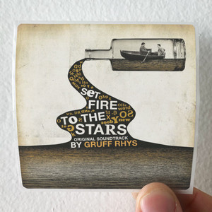 Gruff Rhys Set Fire To The Stars Album Cover Sticker