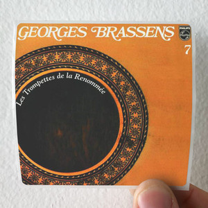 Georges Brassens Volume 7 Les Trompettes De La Renomme Album Cover Sticker